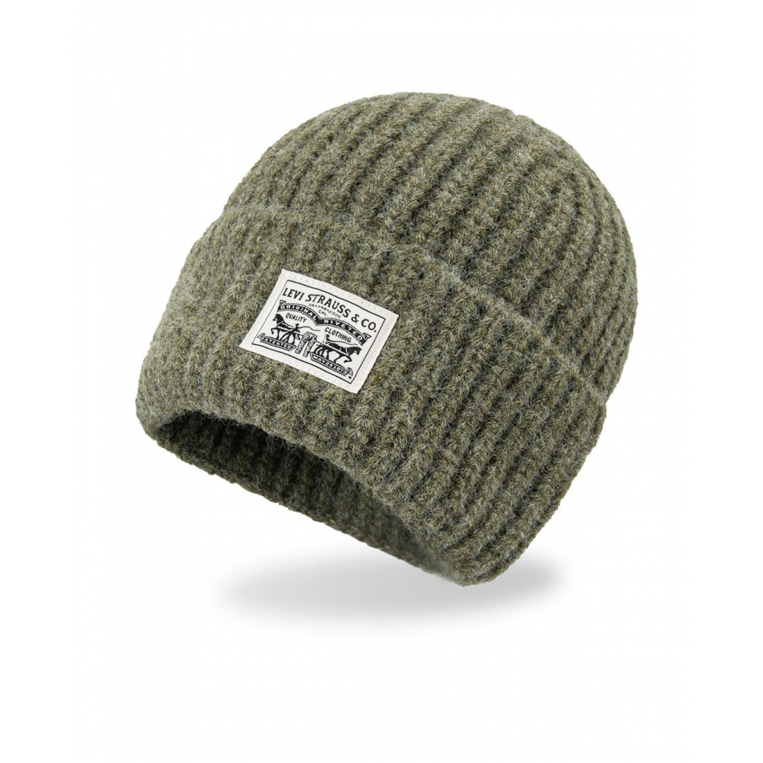 'Heathered Rib Knit Fashion Beanie' pour Hommes