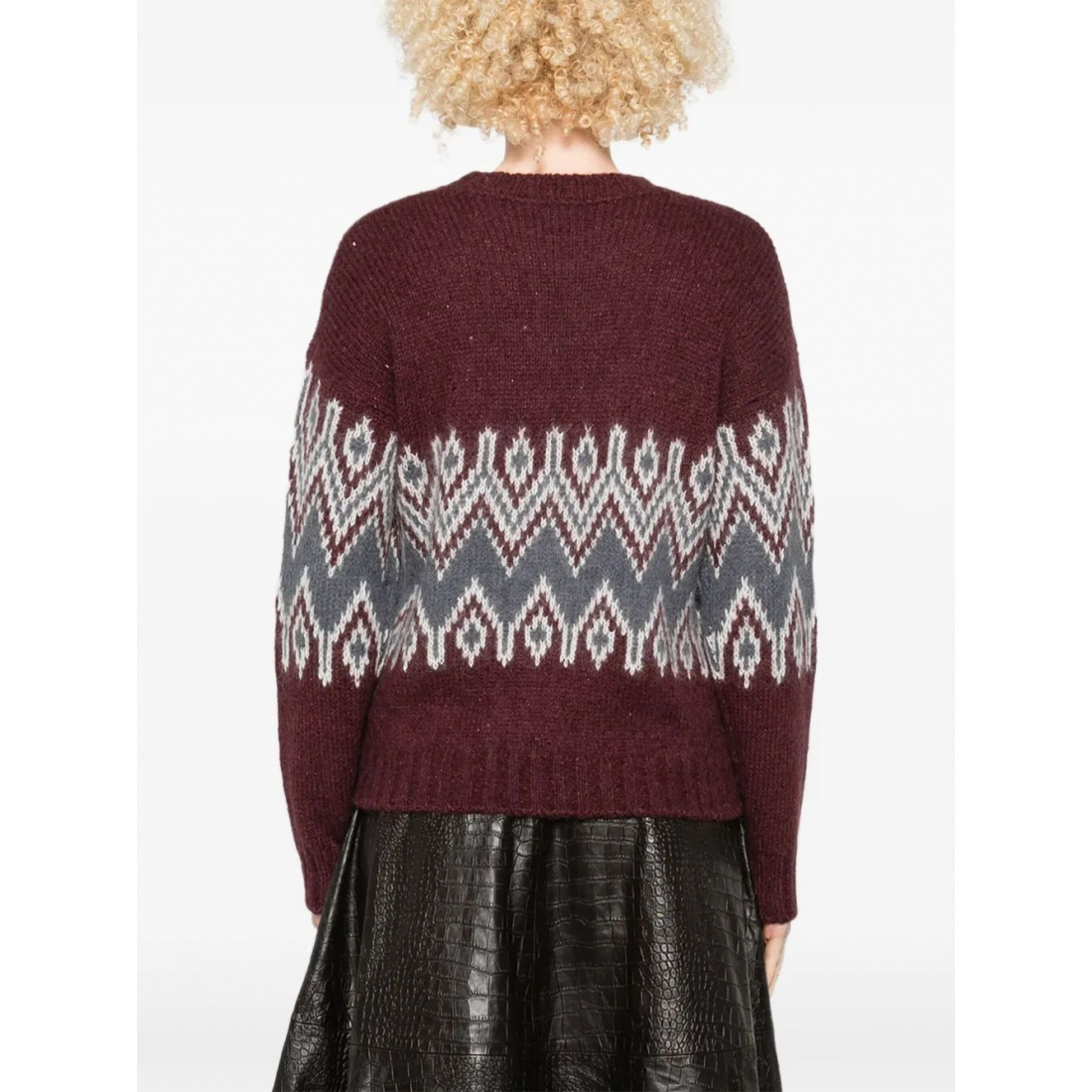 'Fairisle-Pattern' Pullover für Damen