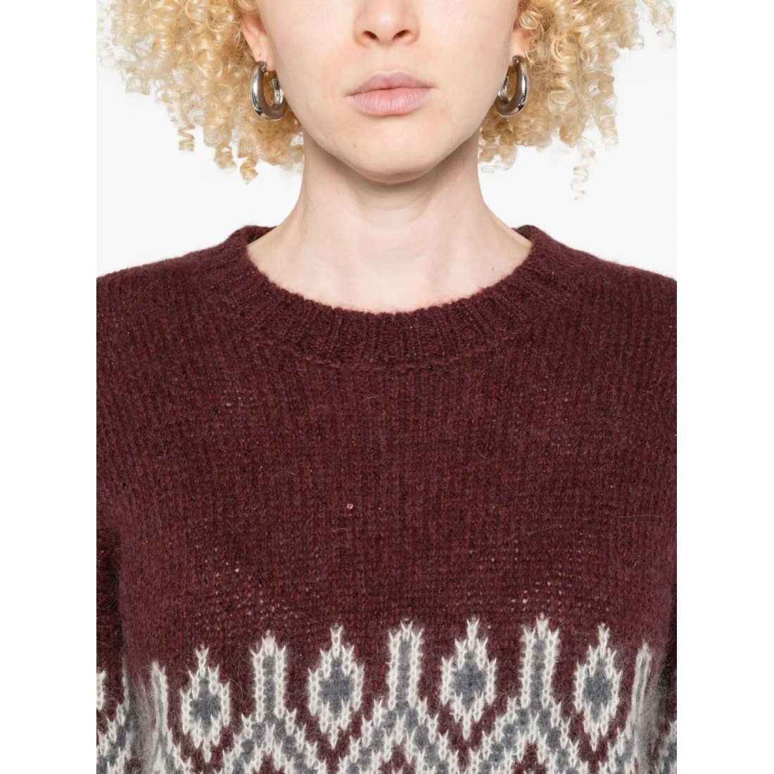 'Fairisle-Pattern' Pullover für Damen