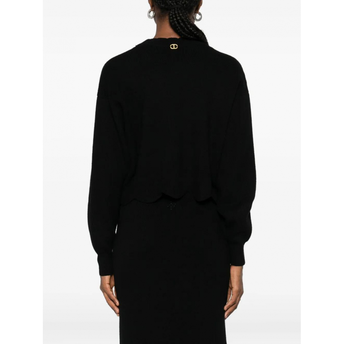 Women's 'Scalloped-Hem' Sweater