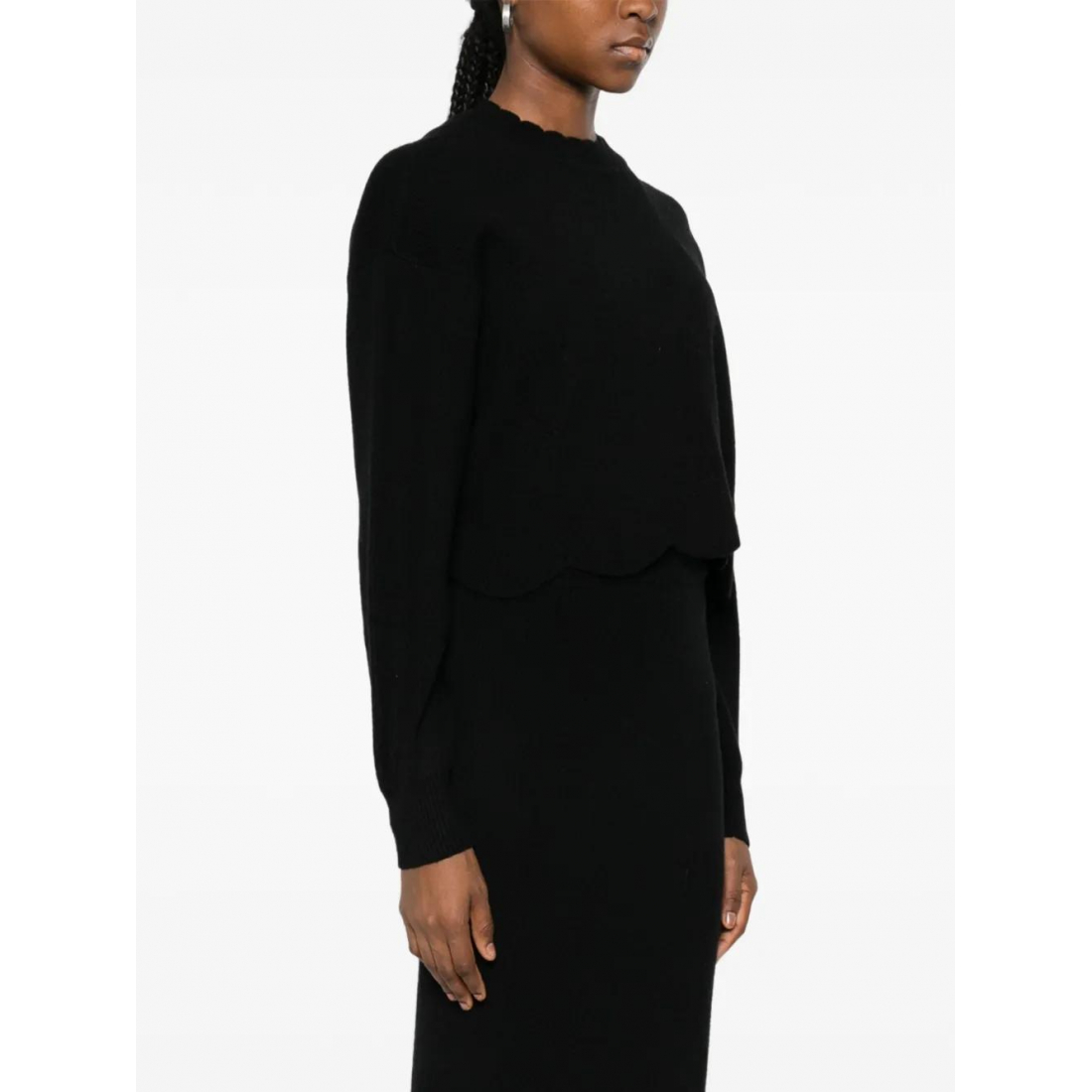 Women's 'Scalloped-Hem' Sweater