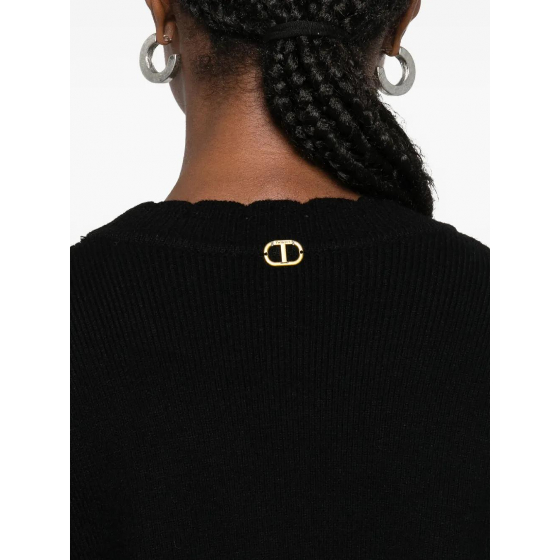 Women's 'Scalloped-Hem' Sweater