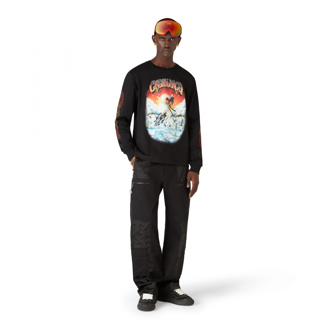 Women's 'Ski' Long-Sleeve T-Shirt