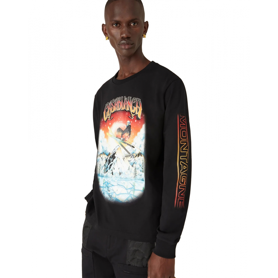 Women's 'Ski' Long-Sleeve T-Shirt