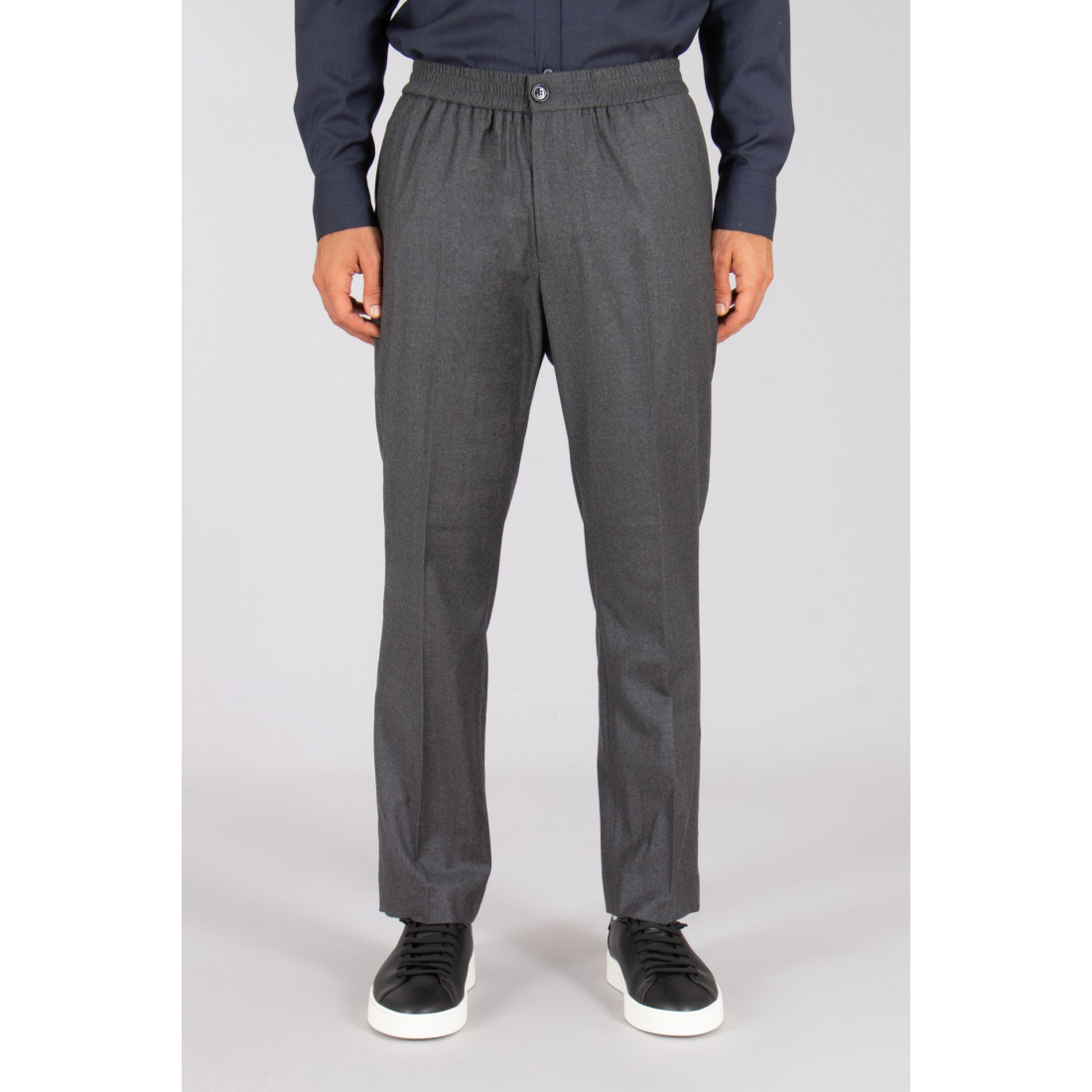 Men's 'Ami Paris Mid-Rise Straight Leg' Trousers