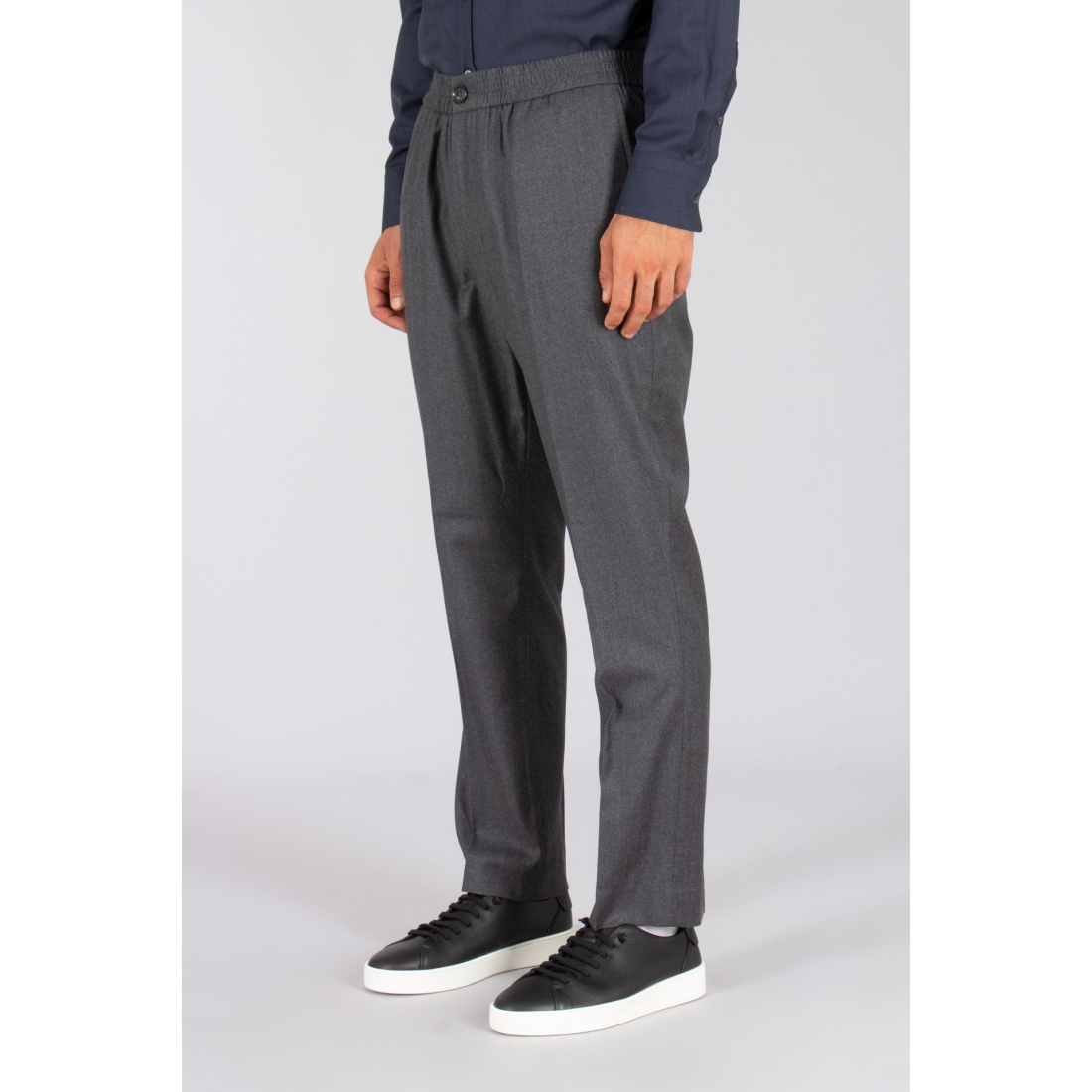 Men's 'Ami Paris Mid-Rise Straight Leg' Trousers