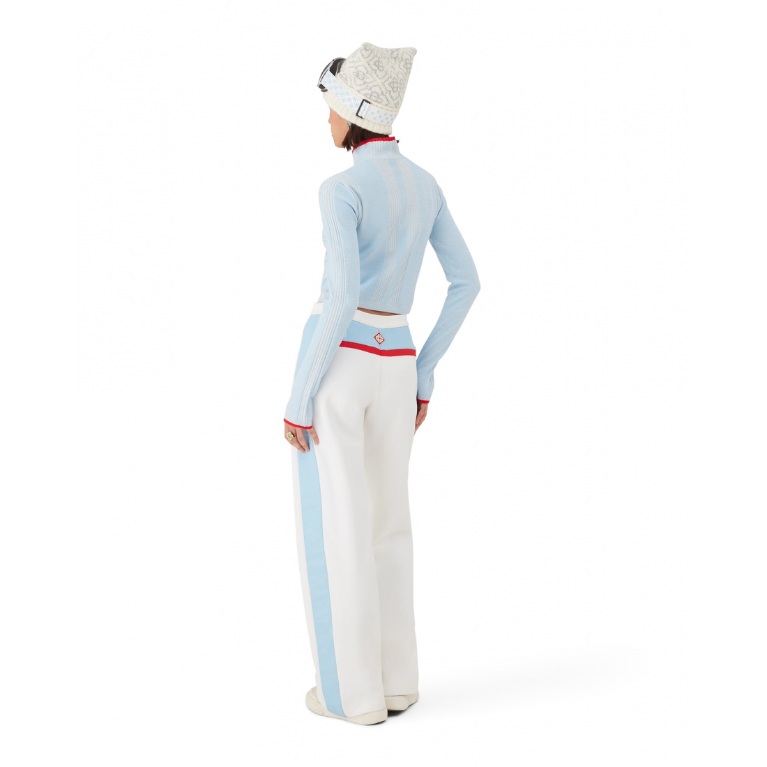 'Base Layer Ski' Crop Top für Damen