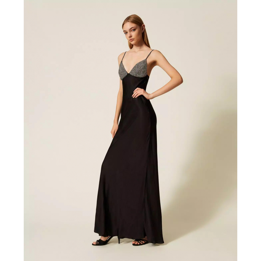 Robe Midi 'Embellished Sleeveless' pour Femmes