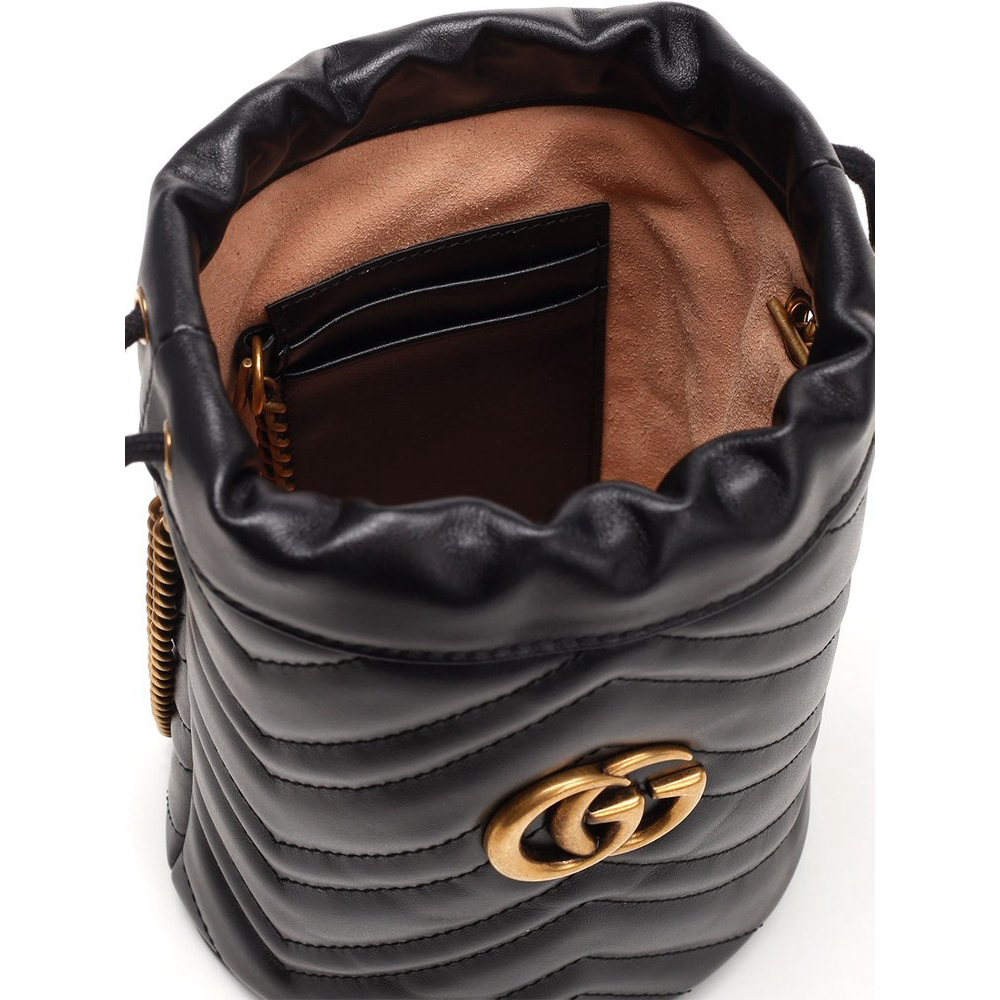 Women's 'GG Marmont Mini Quilted' Bucket Bag