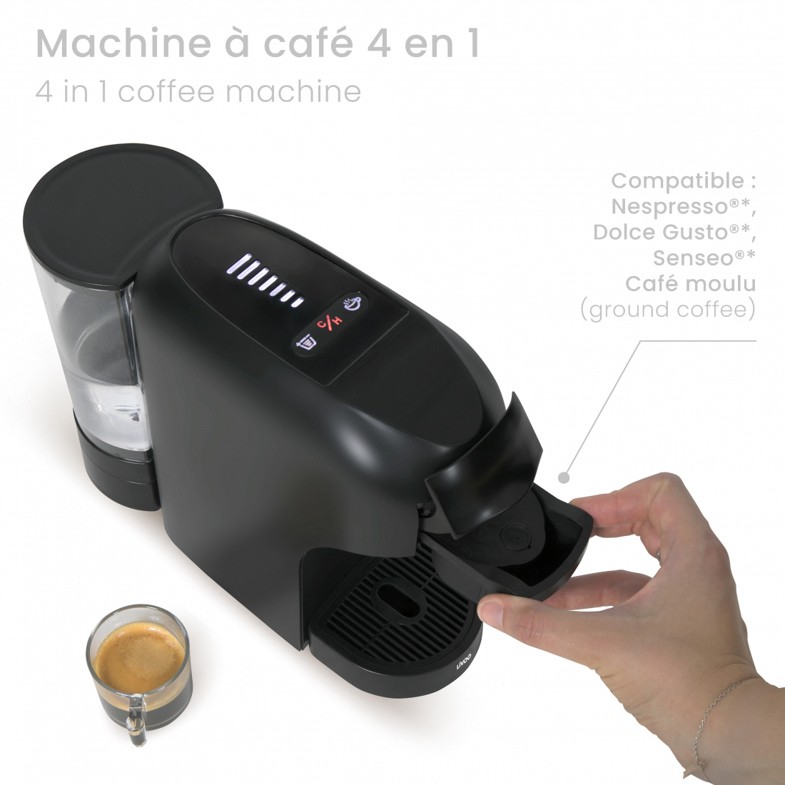 4-In-1 Multi-Capsule Coffee Machine