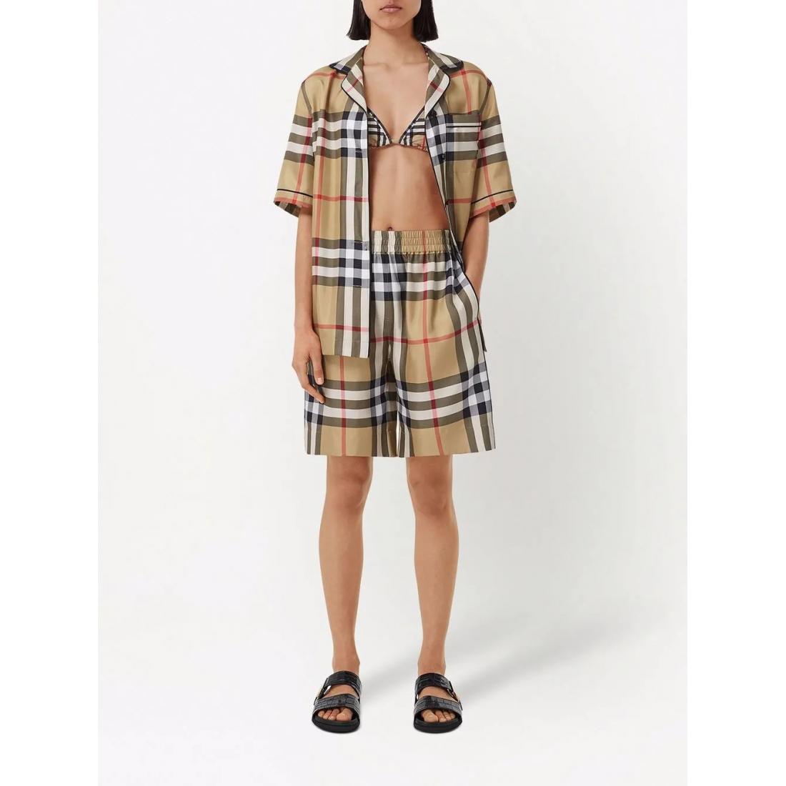 Short 'Check-Detail' pour Femmes