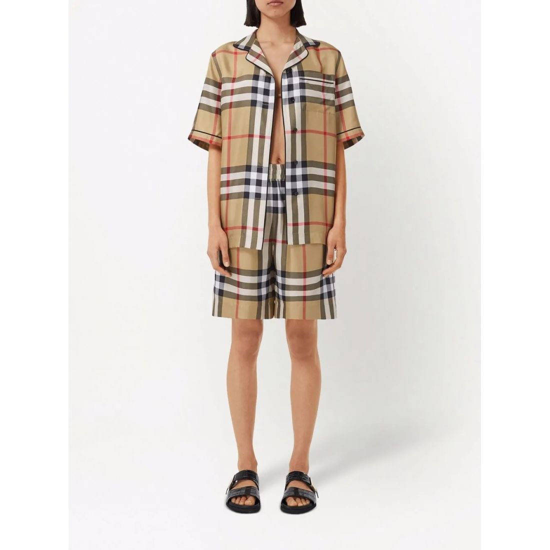 Short 'Check-Detail' pour Femmes