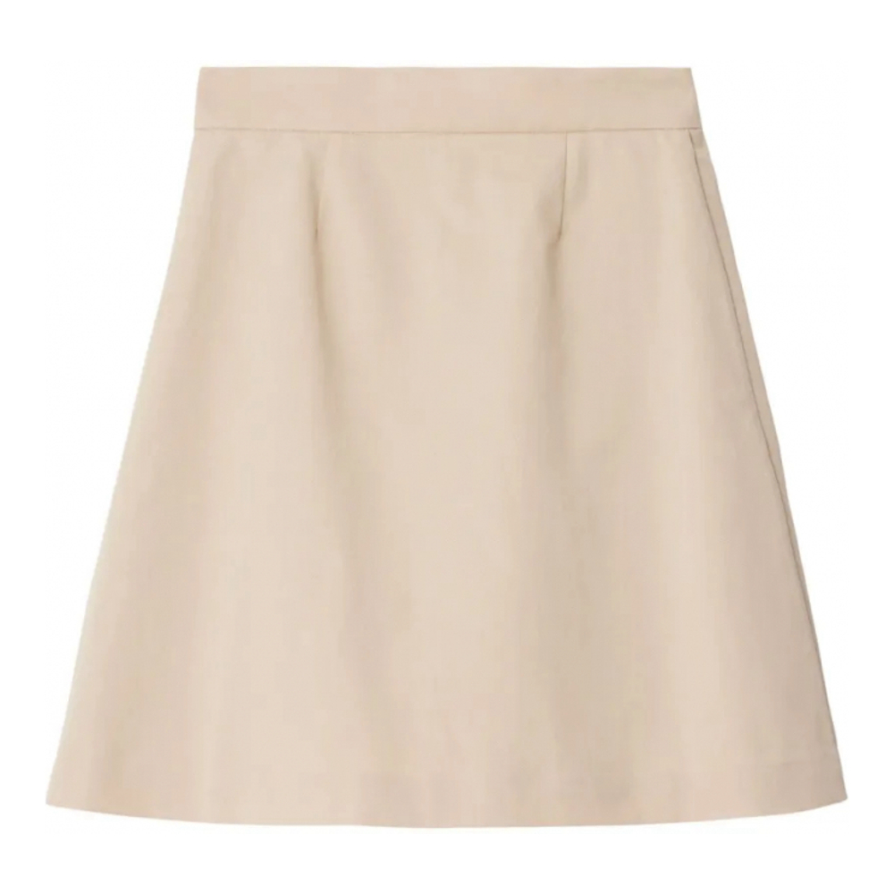 Girl's 'Edk-Embroidered Pleated' Mini Skirt