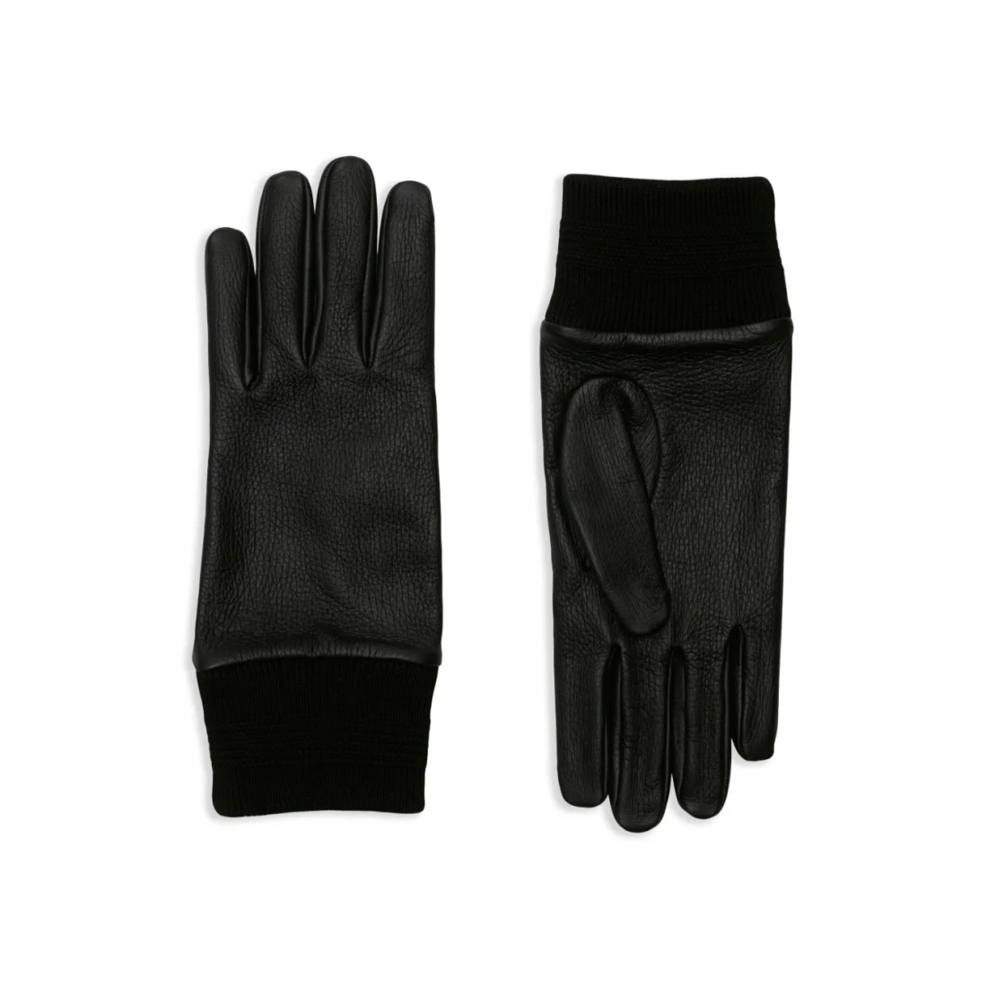 Men's 'Ribbed-Trim' Gloves
