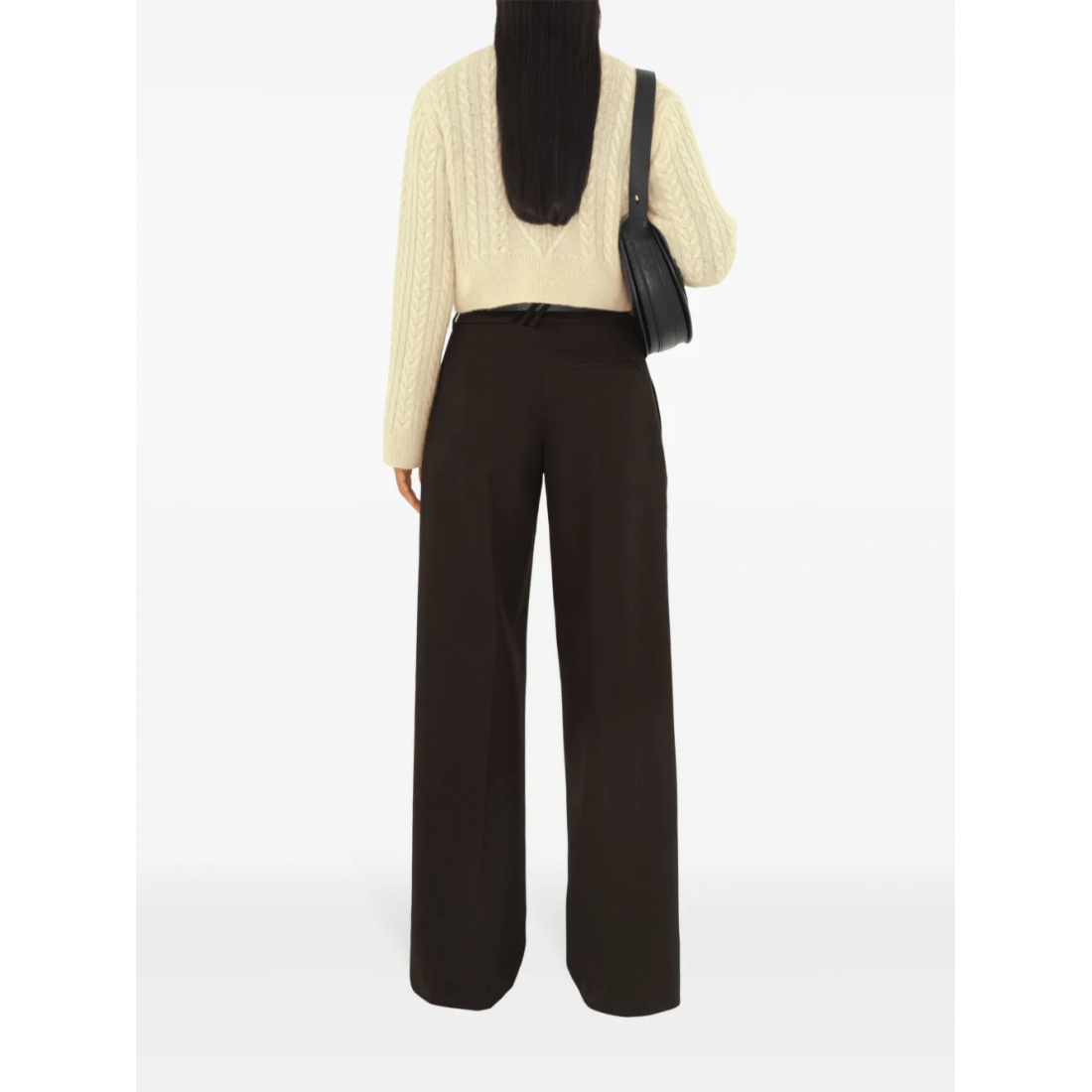 Cardigan 'Cropped Aran-Knit' pour Femmes