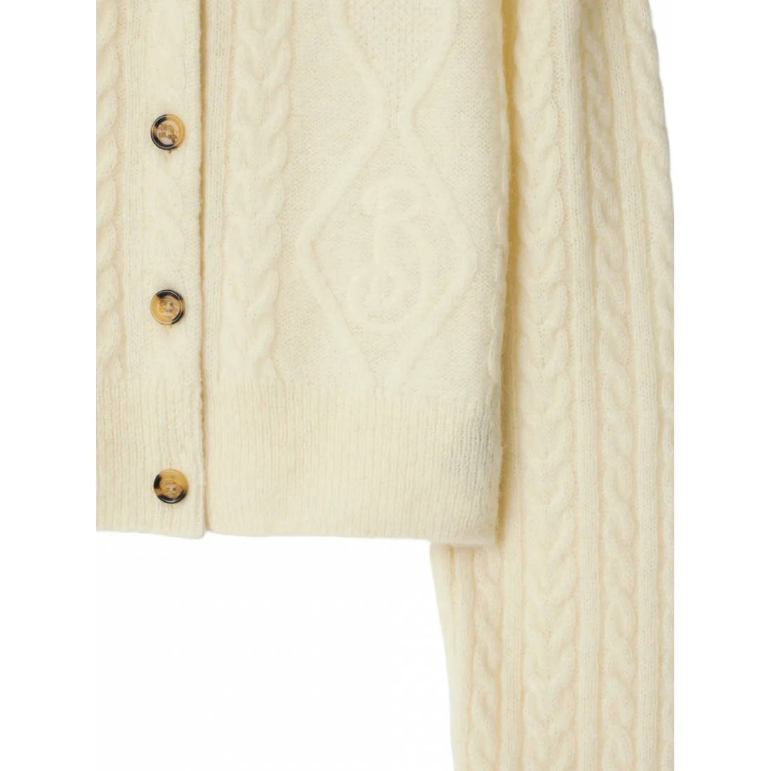 Cardigan 'Cropped Aran-Knit' pour Femmes