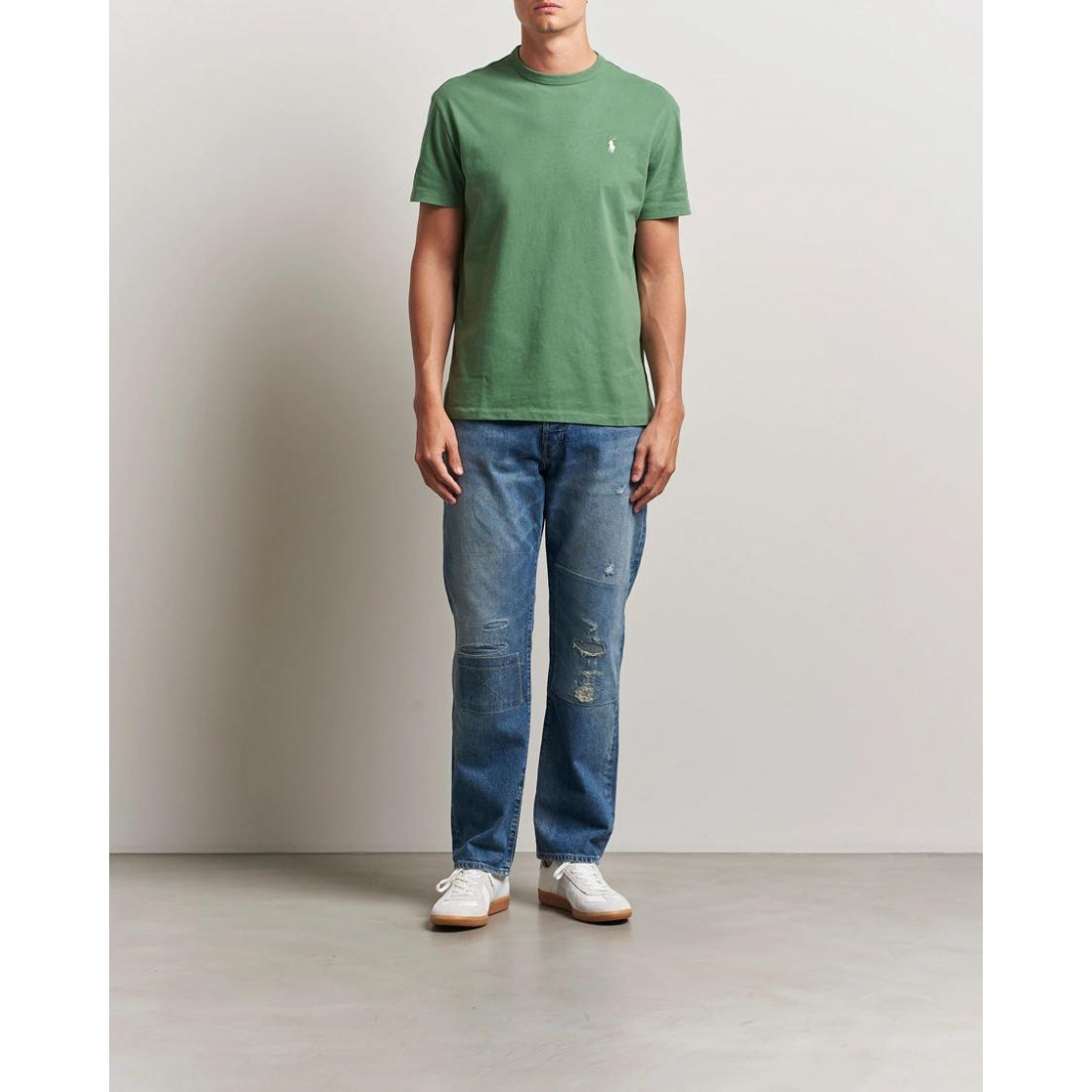 T-shirt 'Logo-Embroidered' pour Hommes