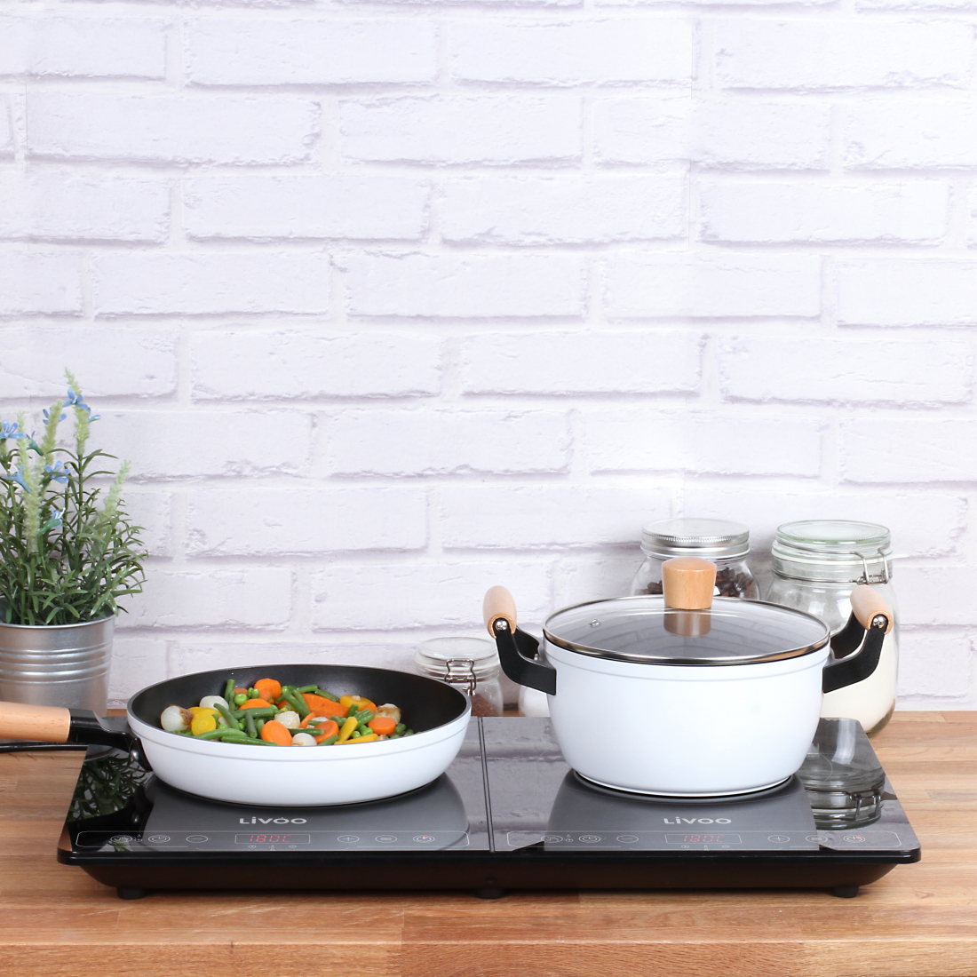 Double Induction Hob