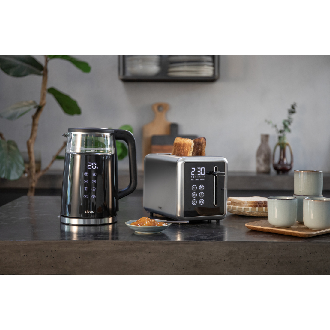 1,7 l digitaler Wasserkocher mit variabler Temperatur