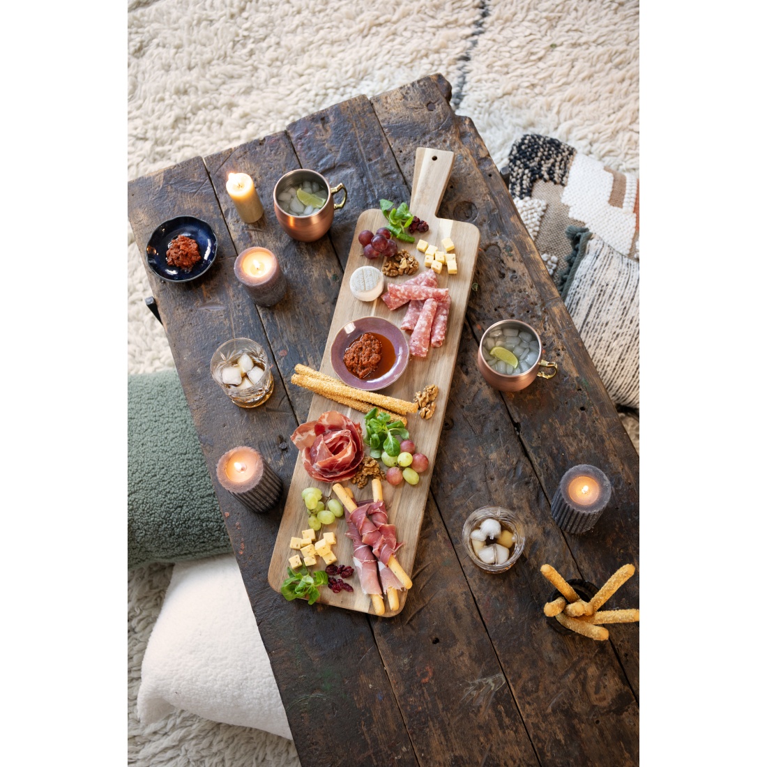 Maxi planche apéritive en acacia