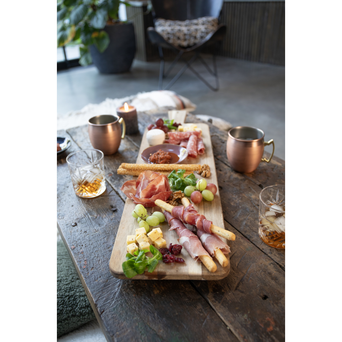 Maxi planche apéritive en acacia