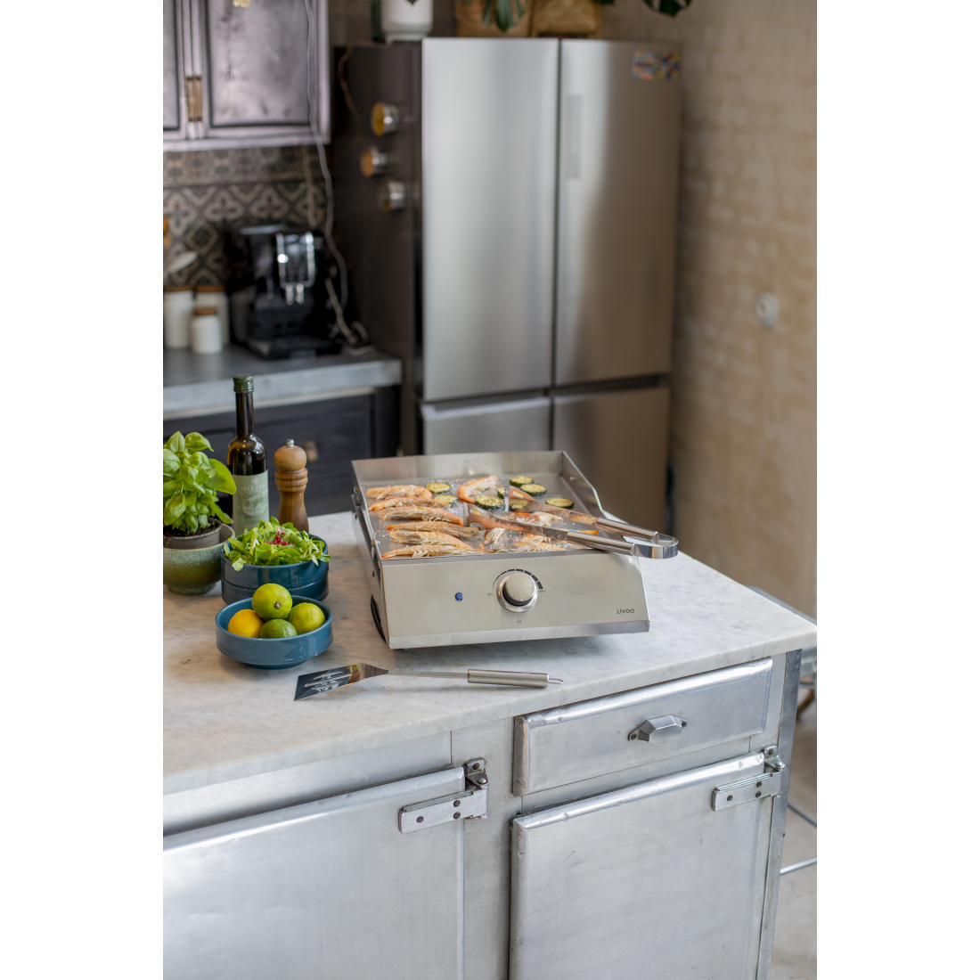 Stainless Steel Electric Griddle