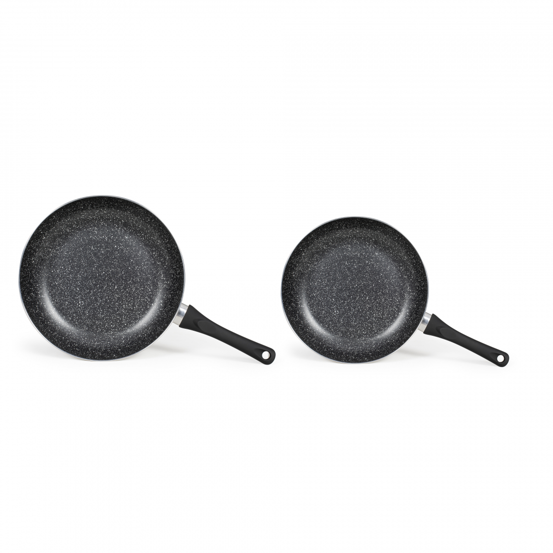 Set de 2 poêles aspect pierre