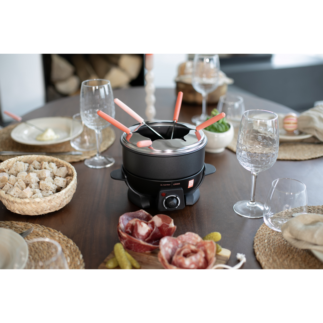 x Marmiton Electric Fondue Set