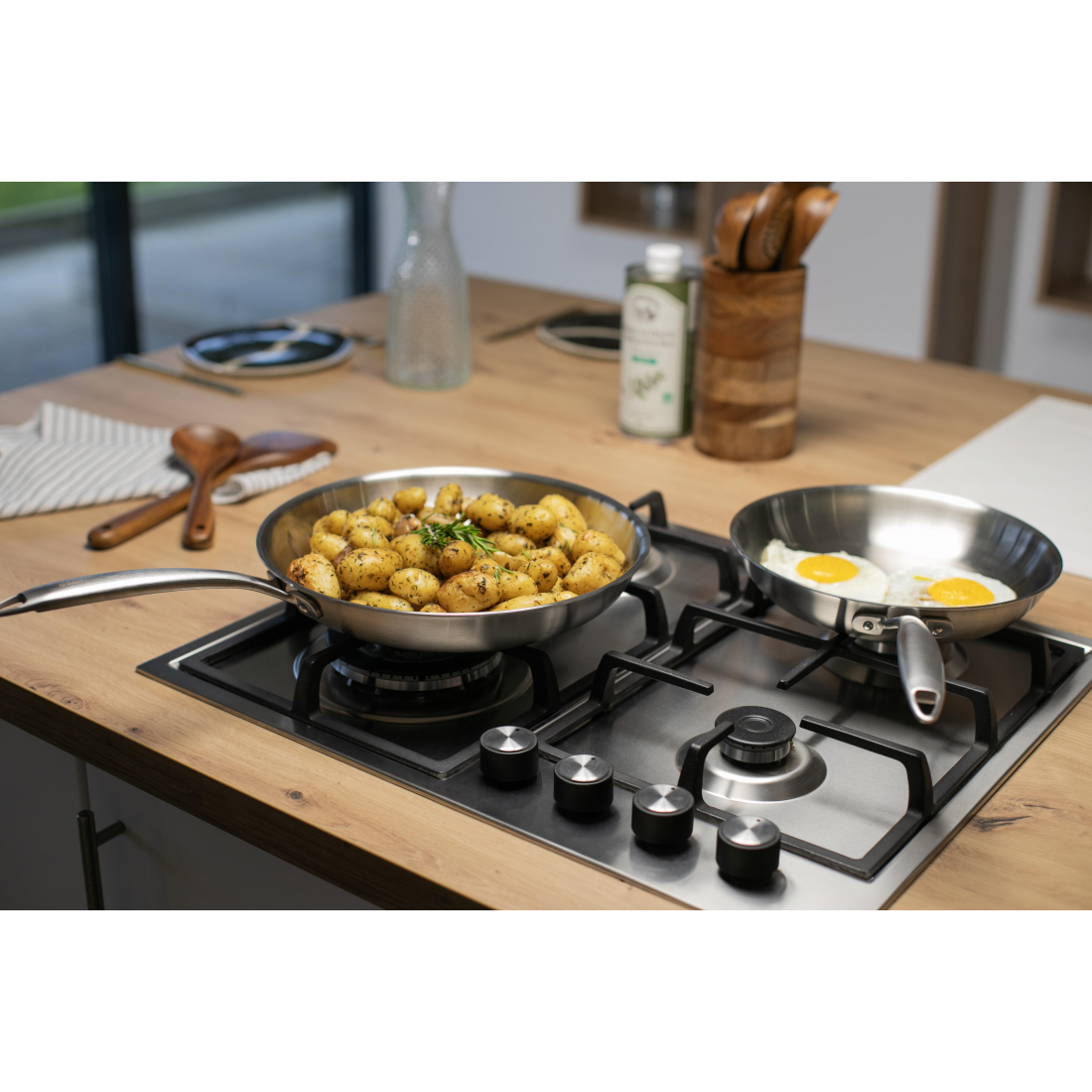 Brigade - 28 Cm Stainless Steel Frying Pan