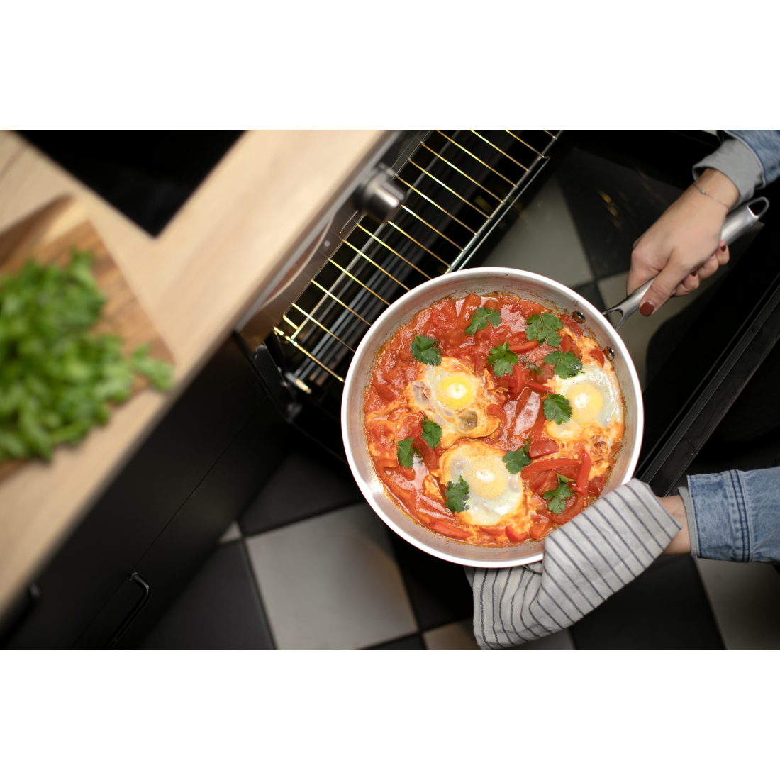 Brigade - 28 Cm Stainless Steel Frying Pan
