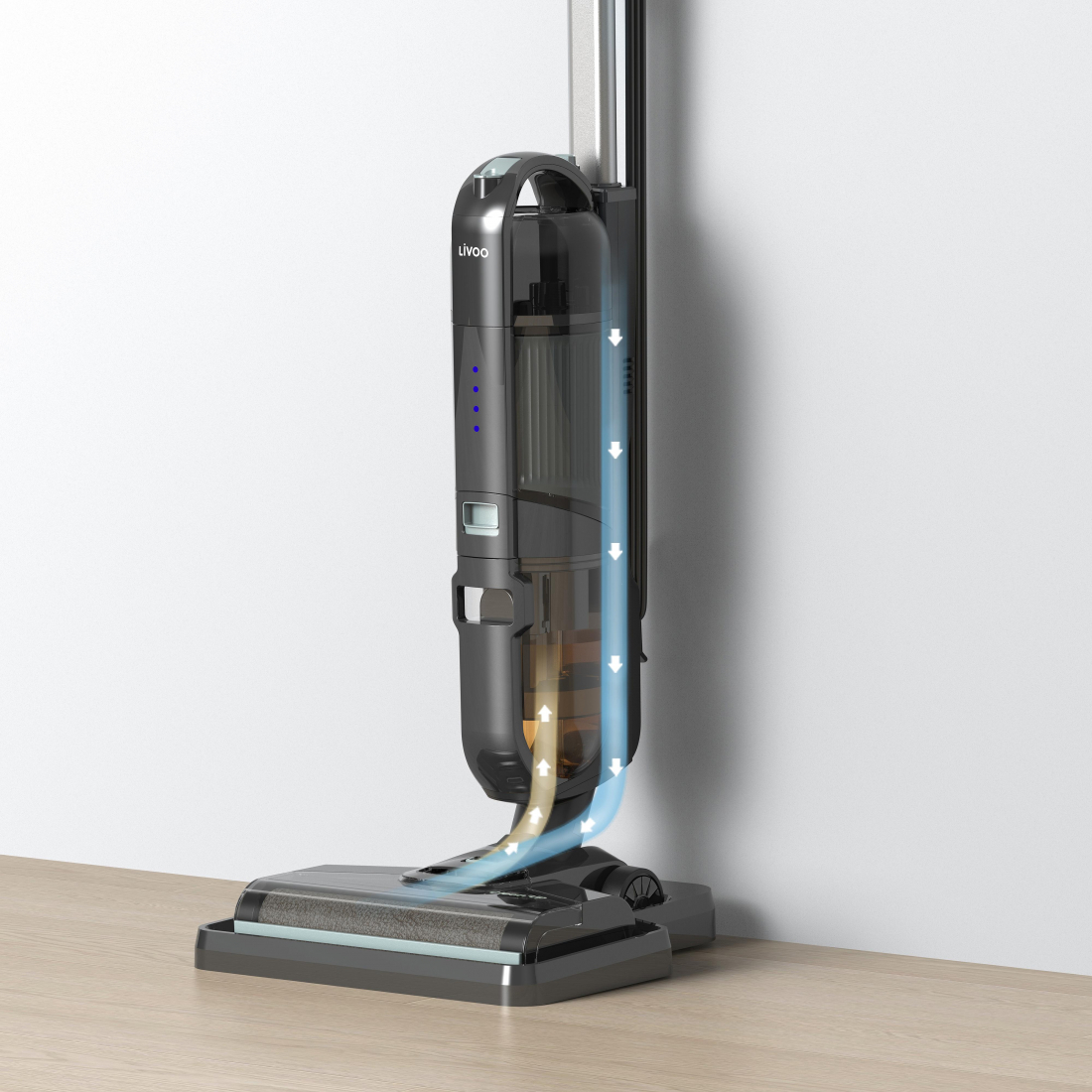 Clean’Up Corded Broom Vacuum Cleaner