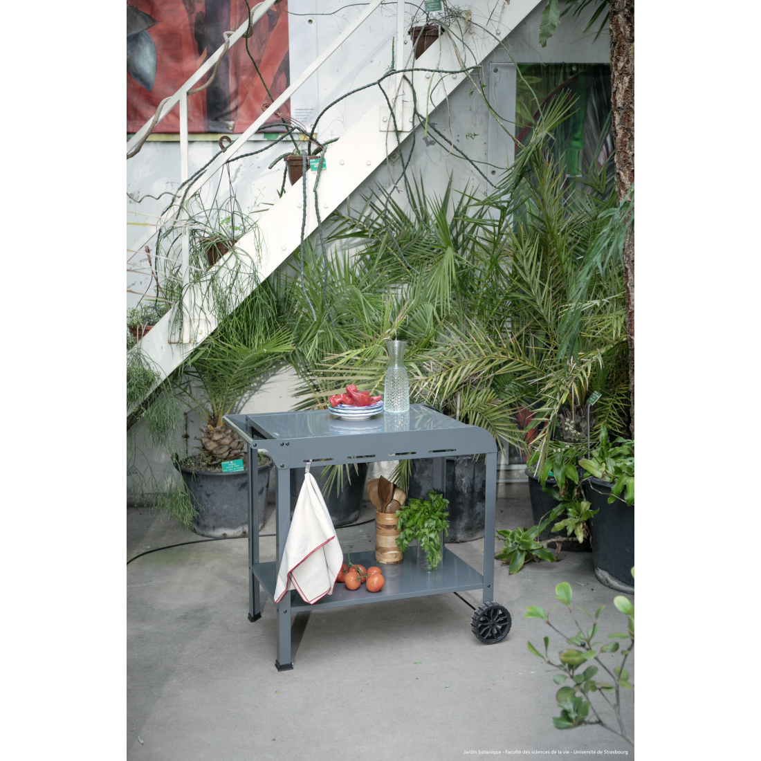 Desserte pour plancha