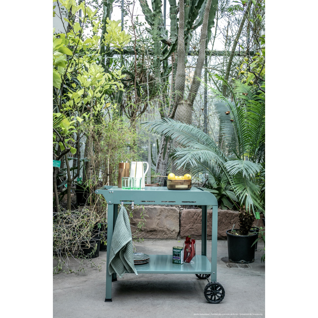 Desserte pour plancha