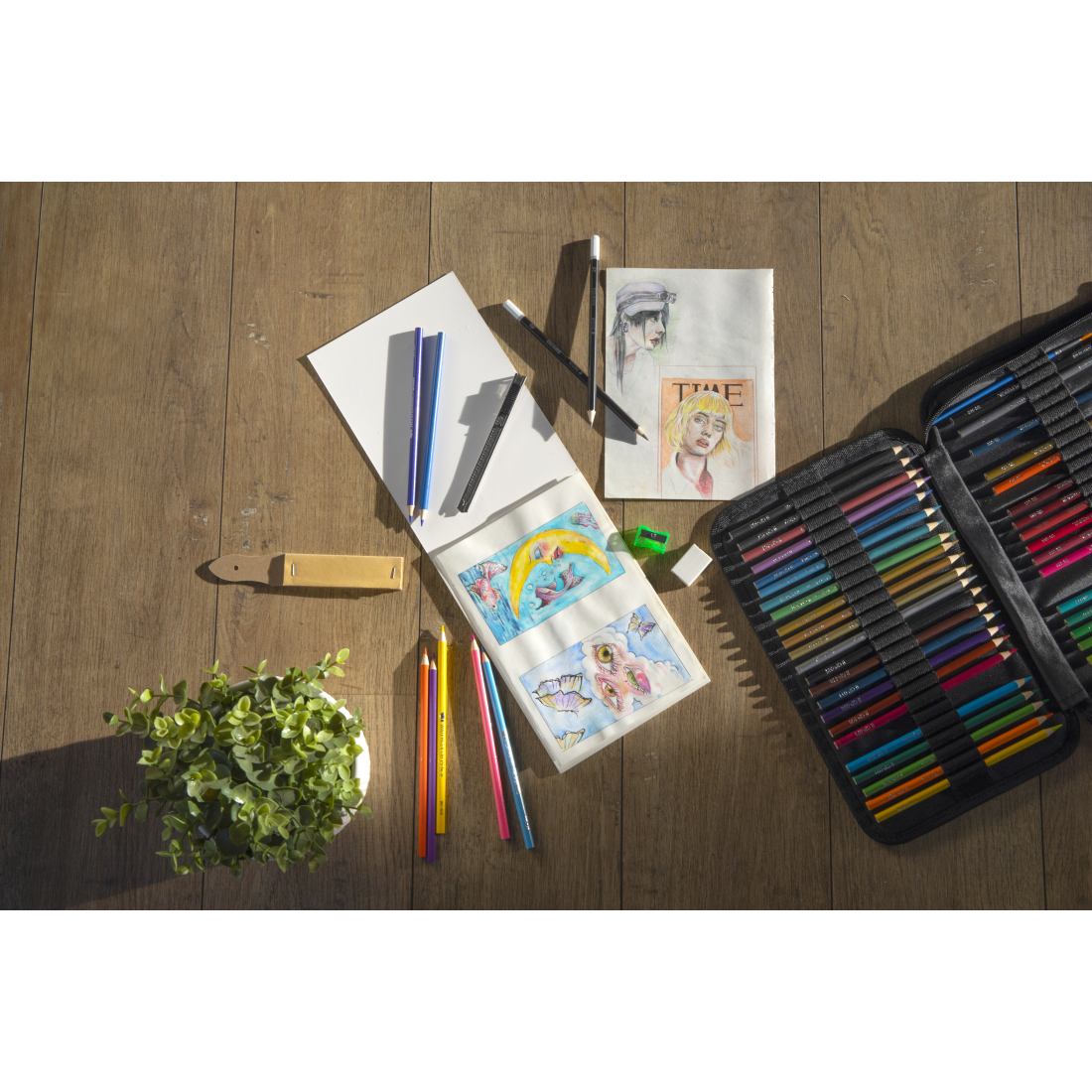 Kit de dessin 74 accessoires