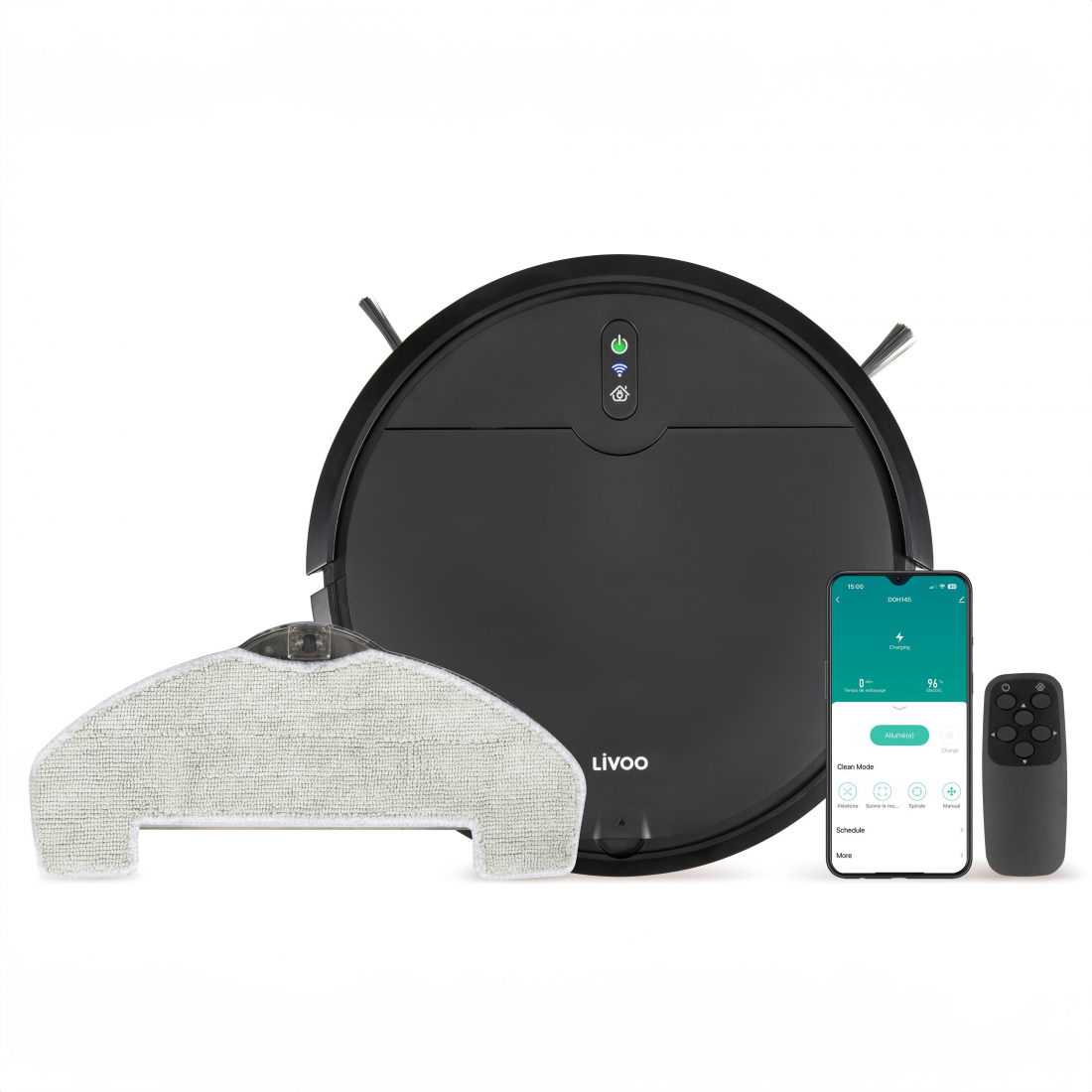 Wash'Up Connected Robot Vacuum Cleaner