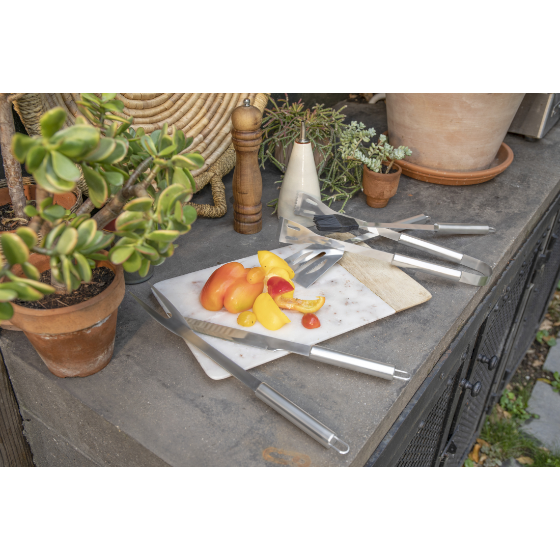 Set de 5 accessoires pour barbecue