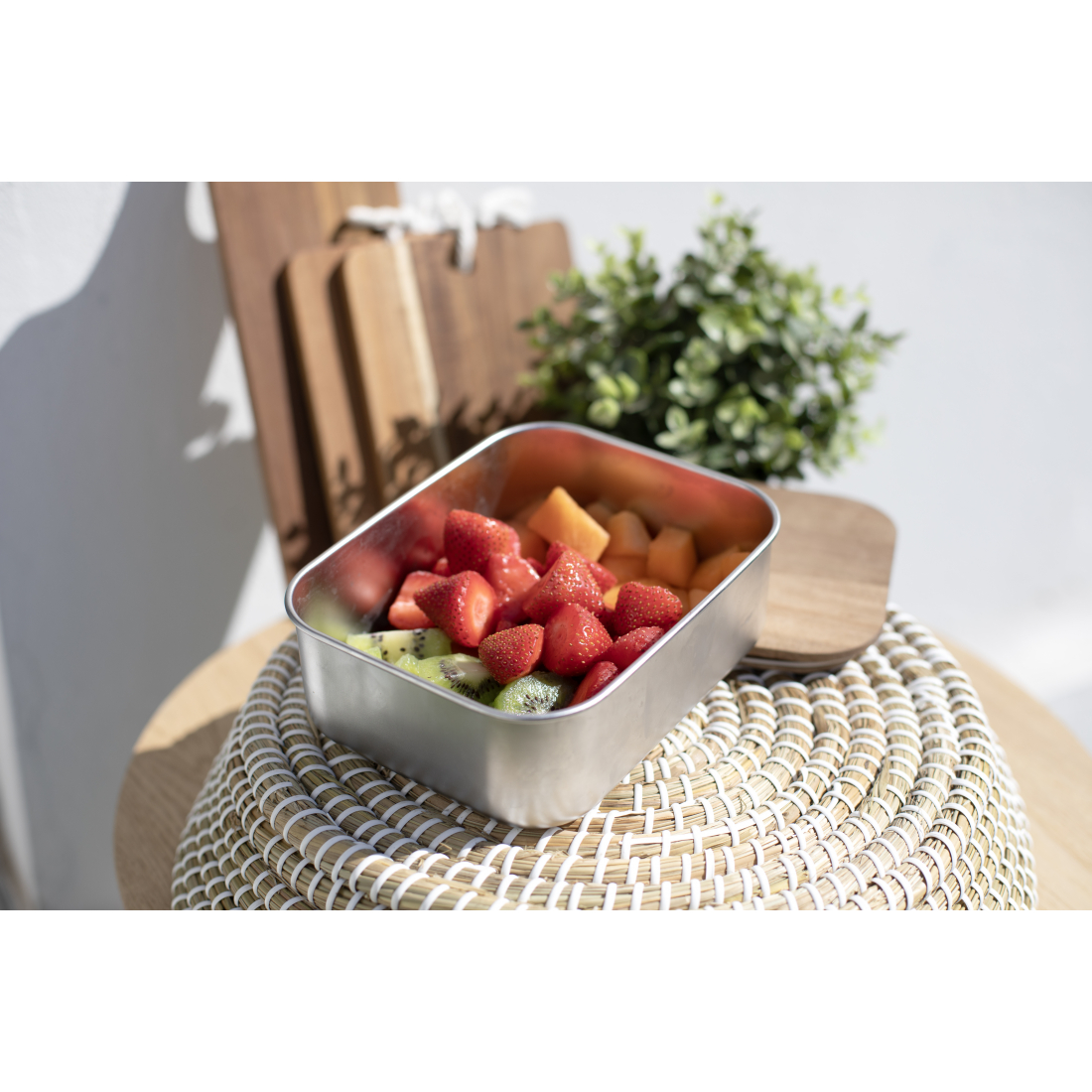 Lunch box hermétique en Acacia