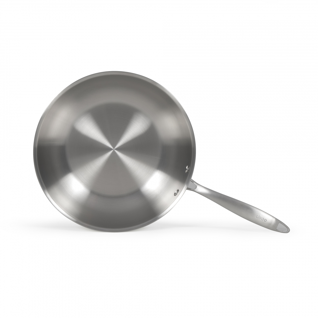 Brigade - Wok en acier inoxydable 28 cm