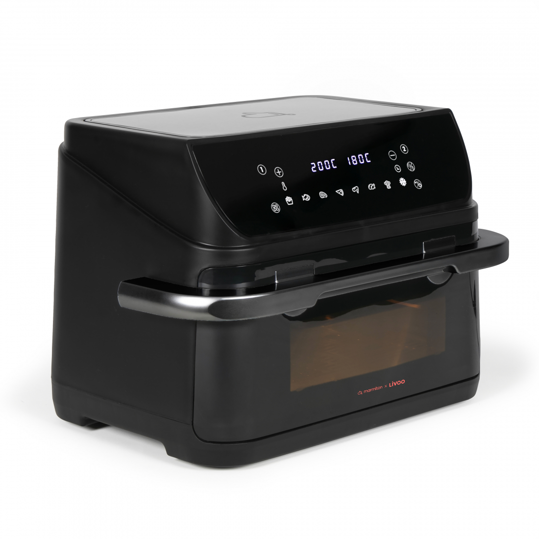 x Marmiton Heißluftfritteuse Mit Trenneinsatz, 10 L