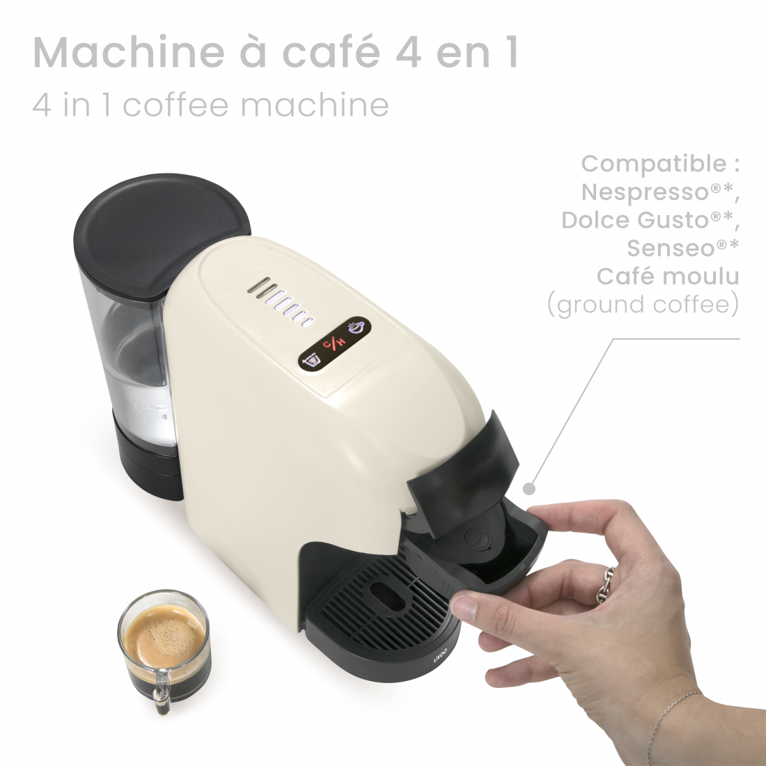 Machine À Café Multi-Capsules 4 En 1