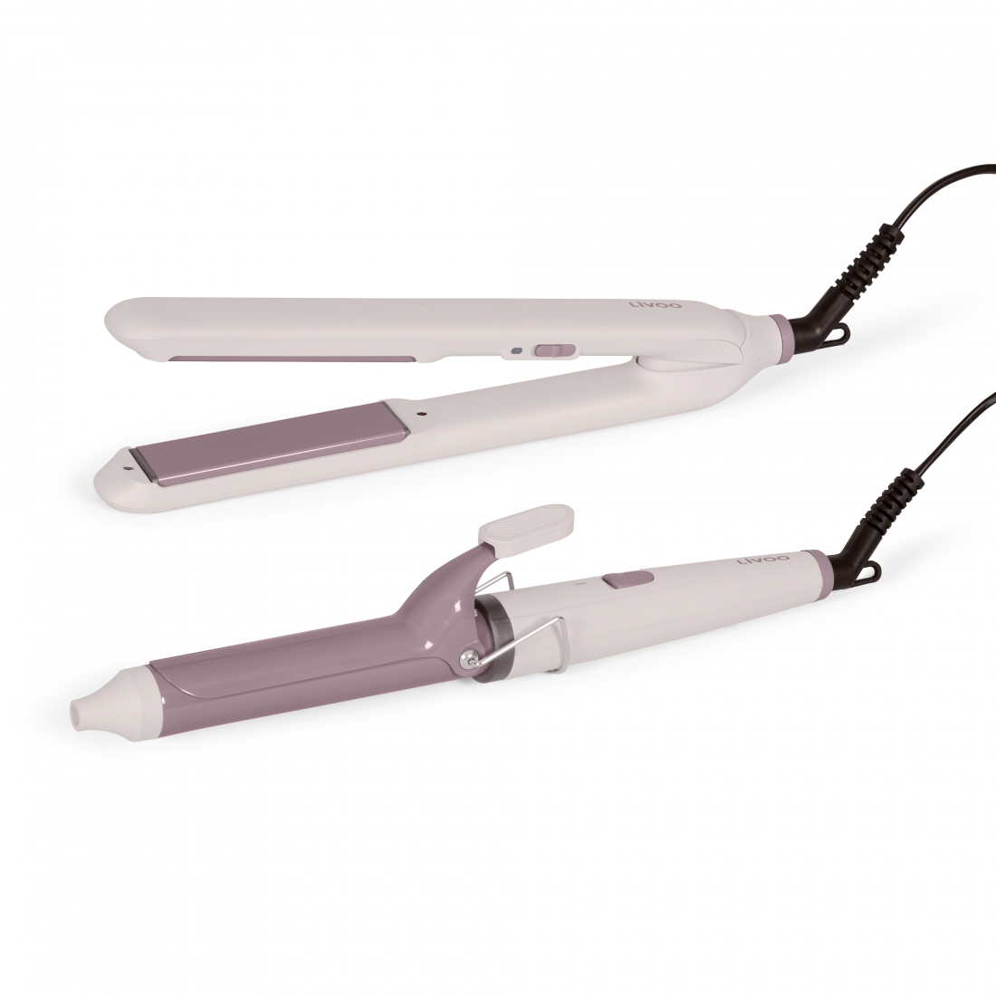 Hair Straightener And Curling Iron Set