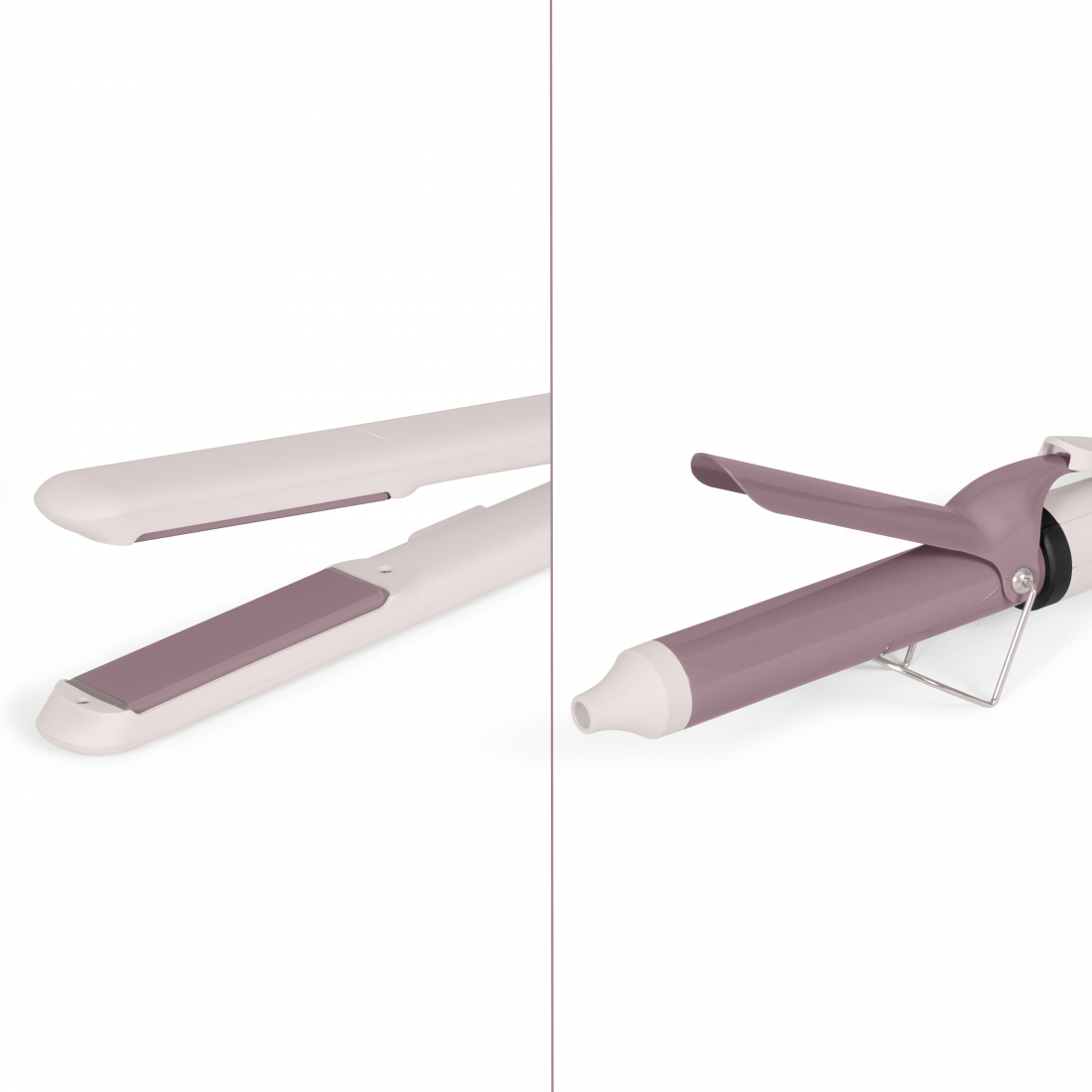 Hair Straightener And Curling Iron Set