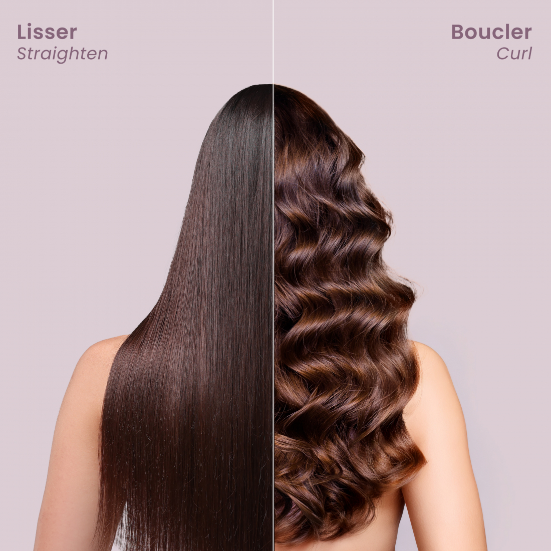 Hair Straightener And Curling Iron Set