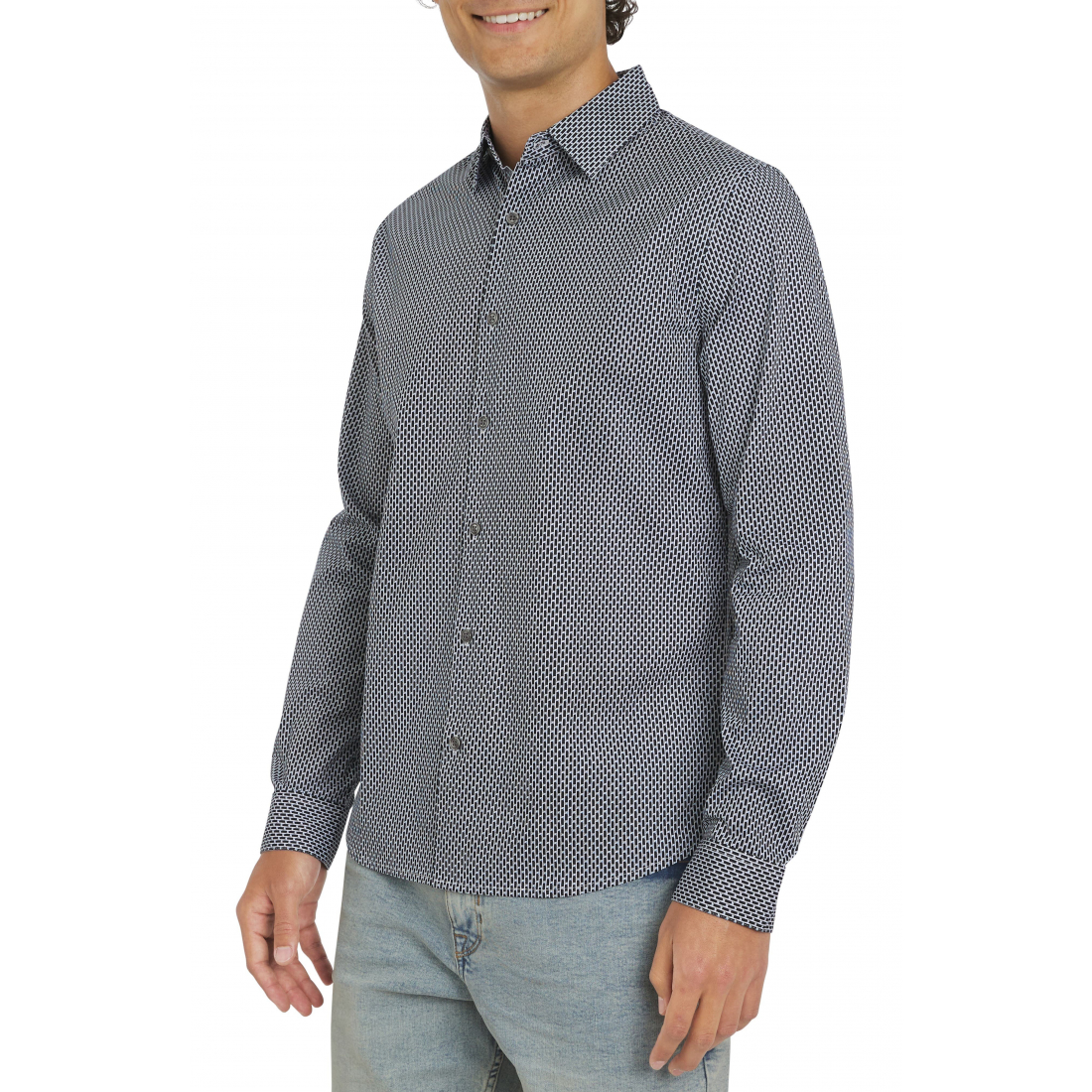 Chemise 'Campbell Stretch Cotton Button-Up' pour Hommes