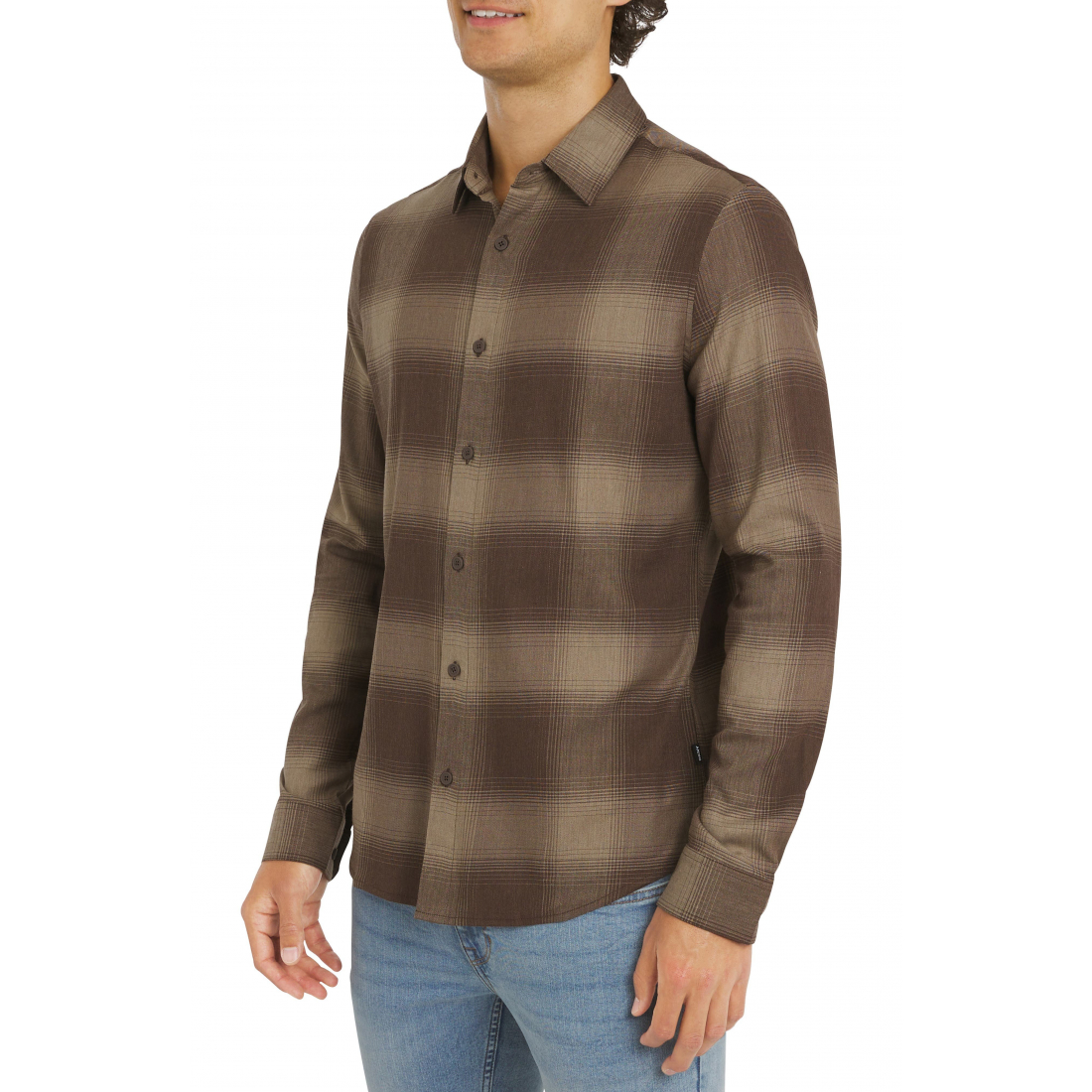 'Plaid Button-Up' Hemd für Herren