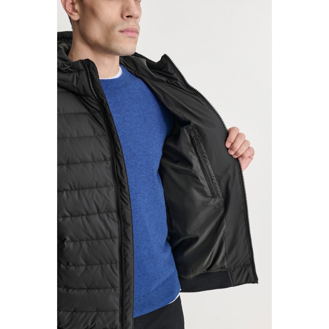 Veste matelassée 'Rubberized Front Zip' pour Hommes