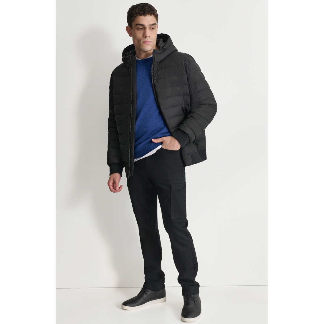 Veste matelassée 'Rubberized Front Zip' pour Hommes