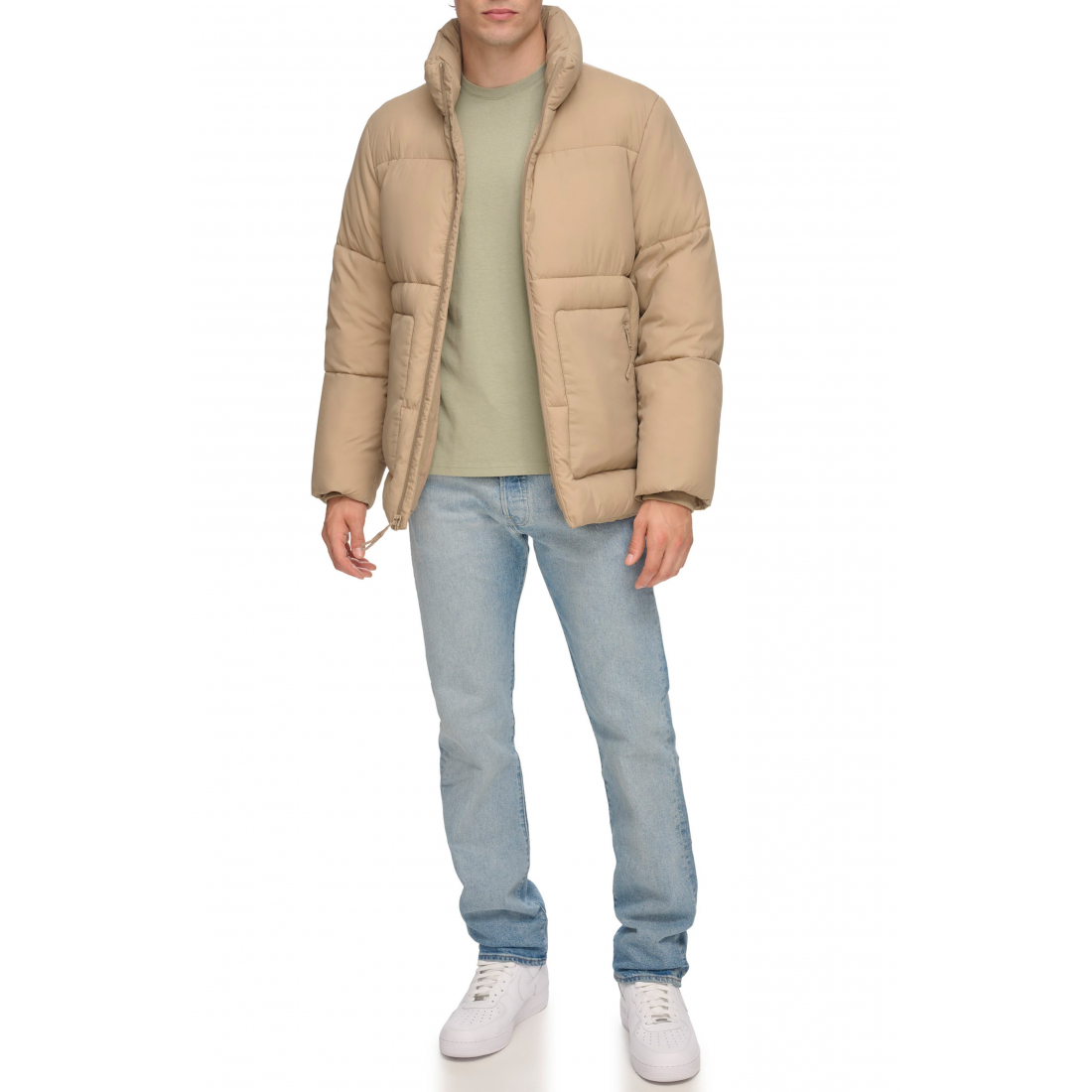 Veste matelassée 'Zip Front' pour Hommes