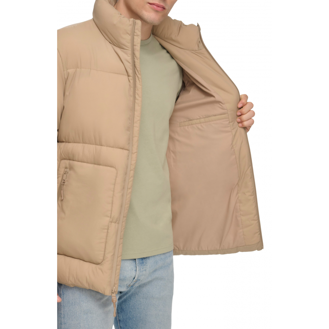 Veste matelassée 'Zip Front' pour Hommes