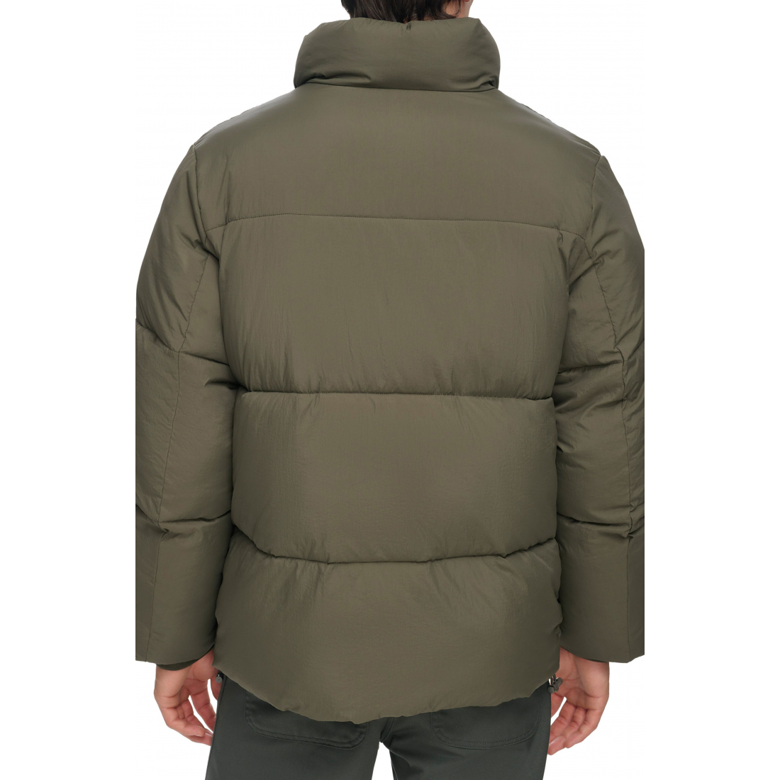 'Zip Front' Gesteppte Jacke für Herren